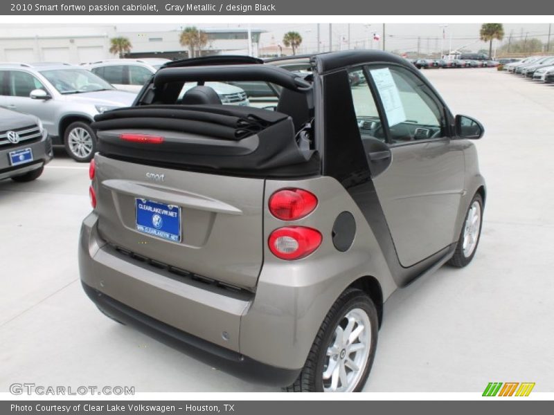 Gray Metallic / design Black 2010 Smart fortwo passion cabriolet
