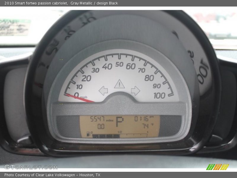  2010 fortwo passion cabriolet passion cabriolet Gauges