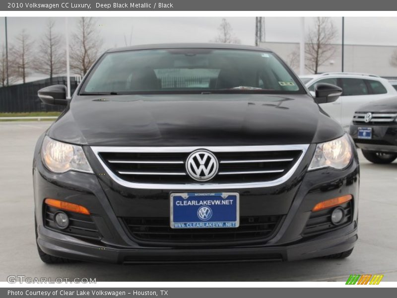 Deep Black Metallic / Black 2010 Volkswagen CC Luxury