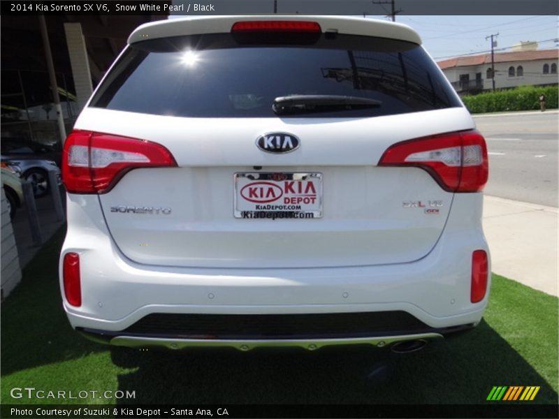 Snow White Pearl / Black 2014 Kia Sorento SX V6