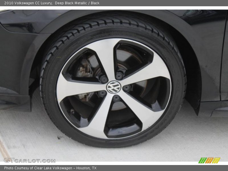 Deep Black Metallic / Black 2010 Volkswagen CC Luxury