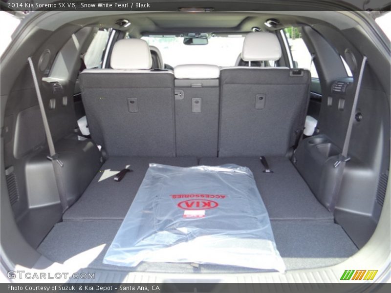 Snow White Pearl / Black 2014 Kia Sorento SX V6