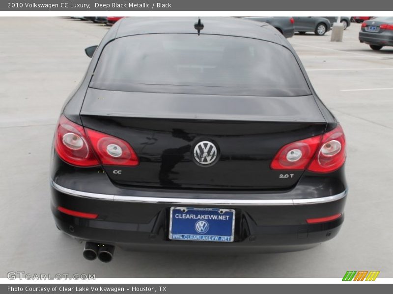 Deep Black Metallic / Black 2010 Volkswagen CC Luxury
