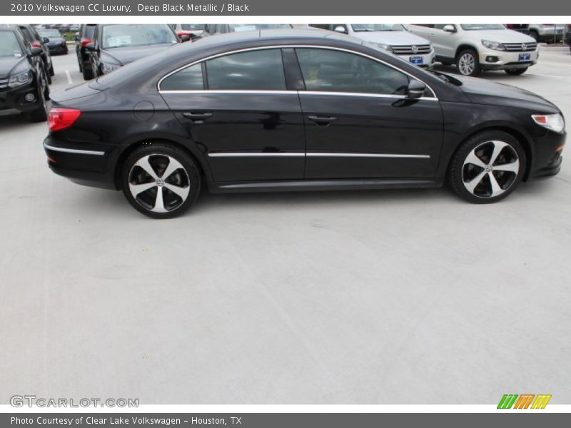 Deep Black Metallic / Black 2010 Volkswagen CC Luxury
