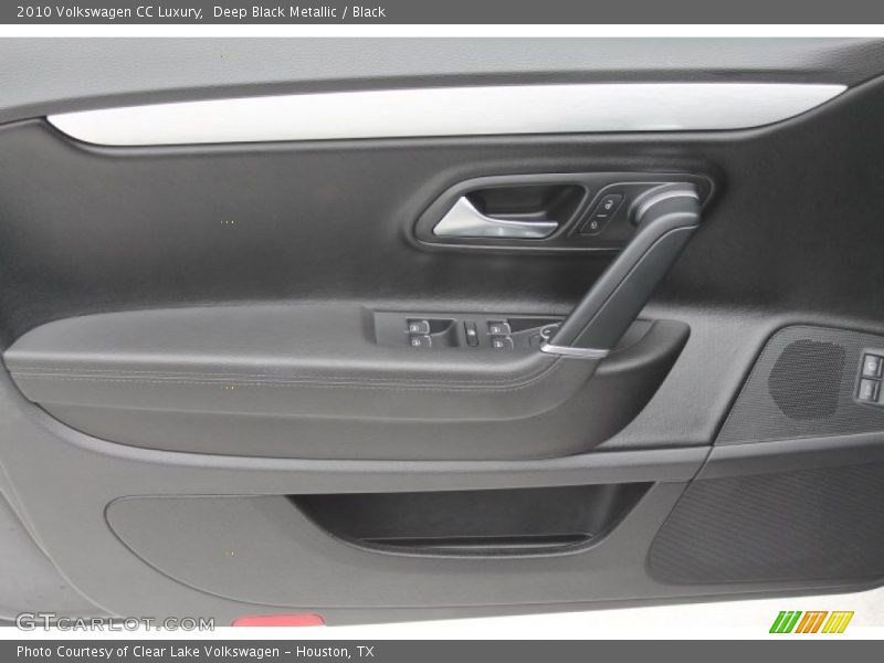 Deep Black Metallic / Black 2010 Volkswagen CC Luxury