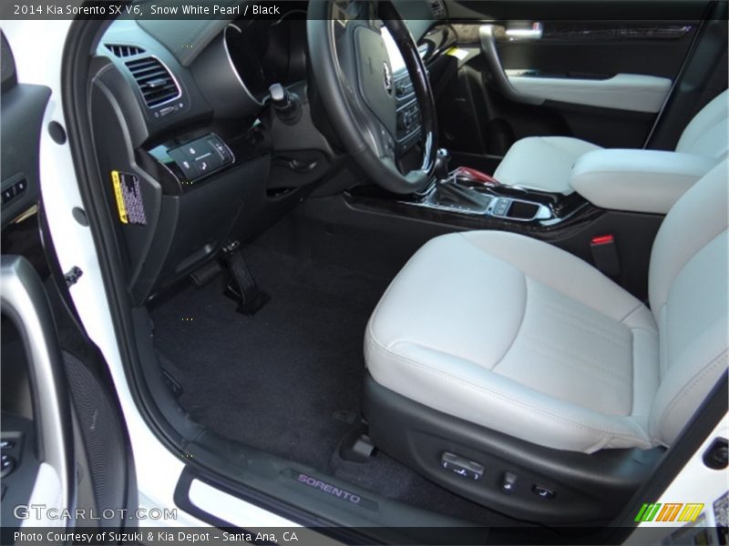 Snow White Pearl / Black 2014 Kia Sorento SX V6