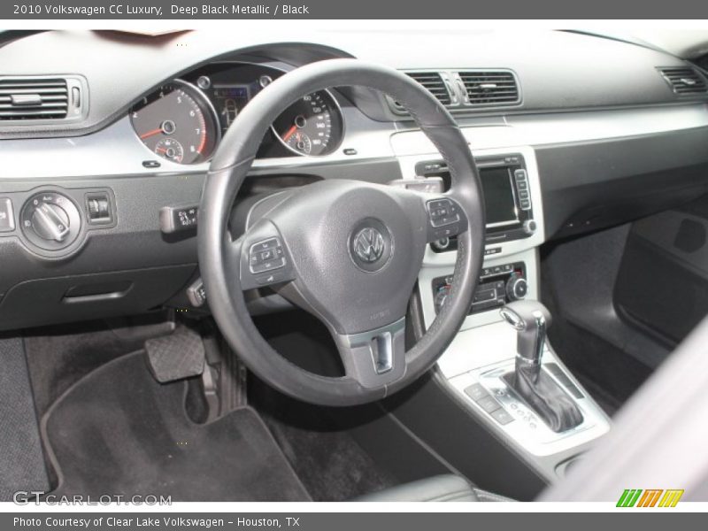 Deep Black Metallic / Black 2010 Volkswagen CC Luxury
