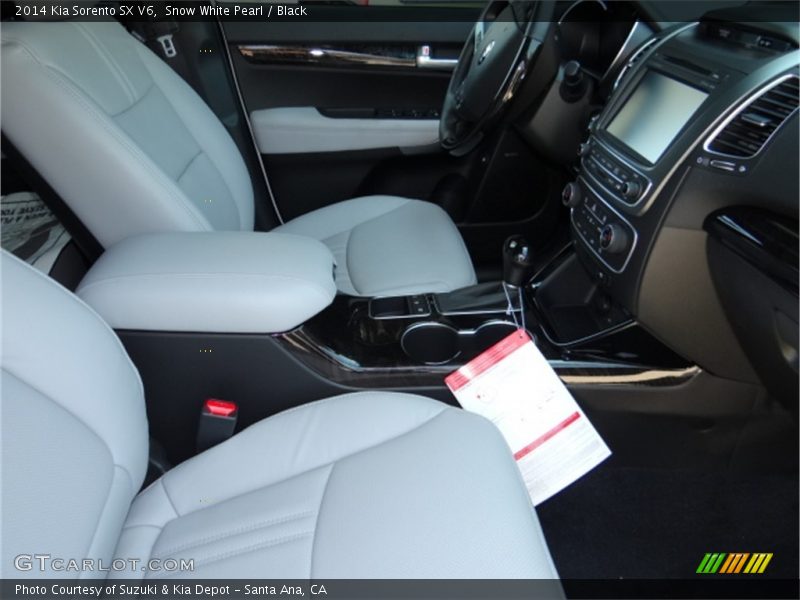 Snow White Pearl / Black 2014 Kia Sorento SX V6