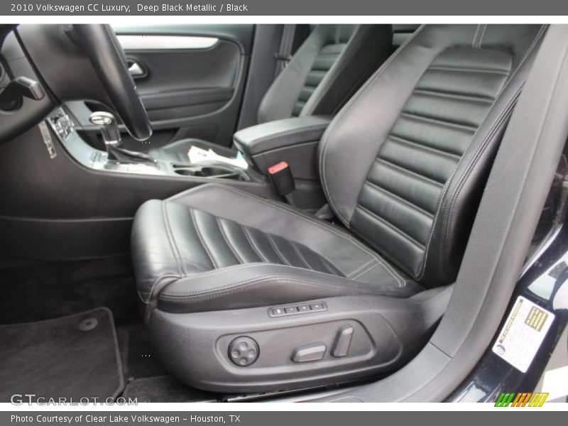 Deep Black Metallic / Black 2010 Volkswagen CC Luxury