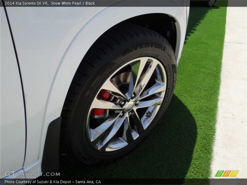 Snow White Pearl / Black 2014 Kia Sorento SX V6