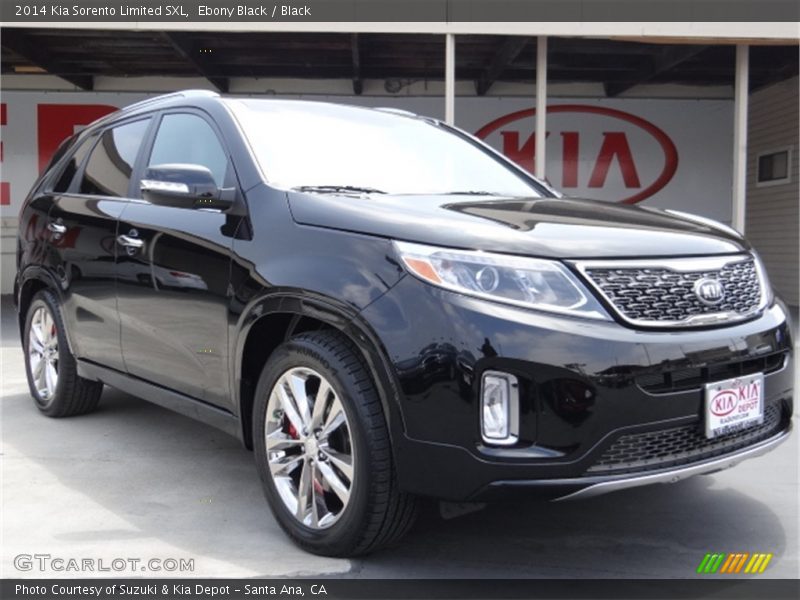 Ebony Black / Black 2014 Kia Sorento Limited SXL