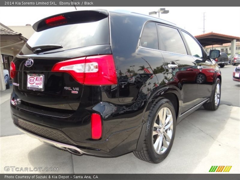 Ebony Black / Black 2014 Kia Sorento Limited SXL
