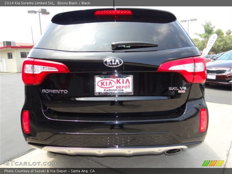 Ebony Black / Black 2014 Kia Sorento Limited SXL