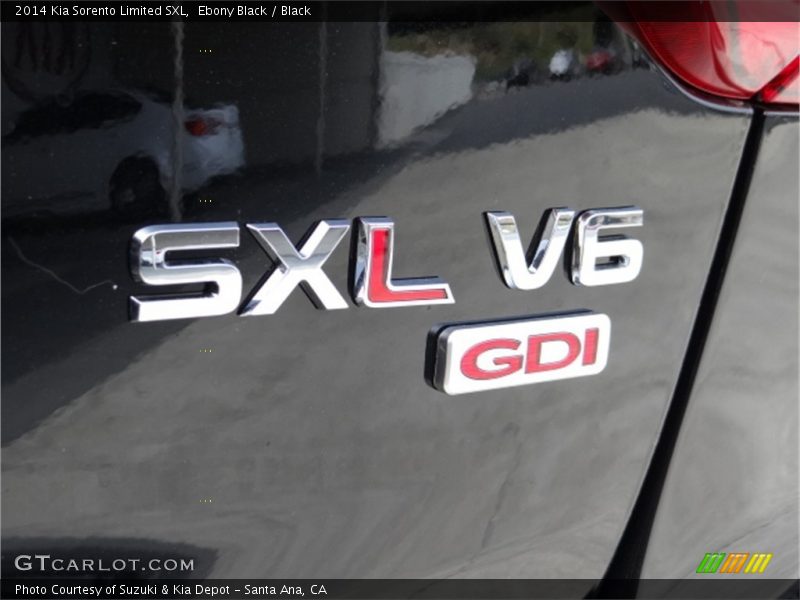 Ebony Black / Black 2014 Kia Sorento Limited SXL