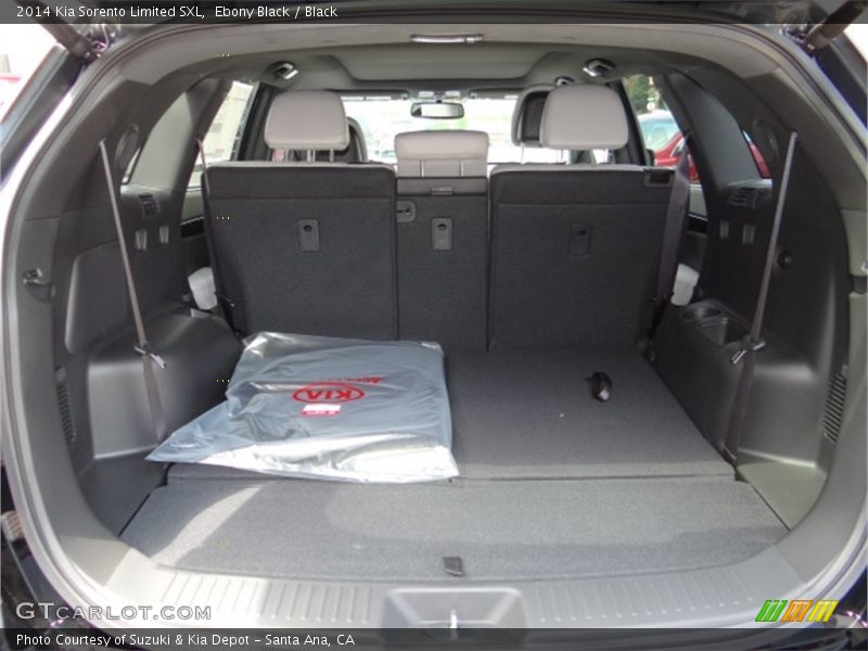 Ebony Black / Black 2014 Kia Sorento Limited SXL