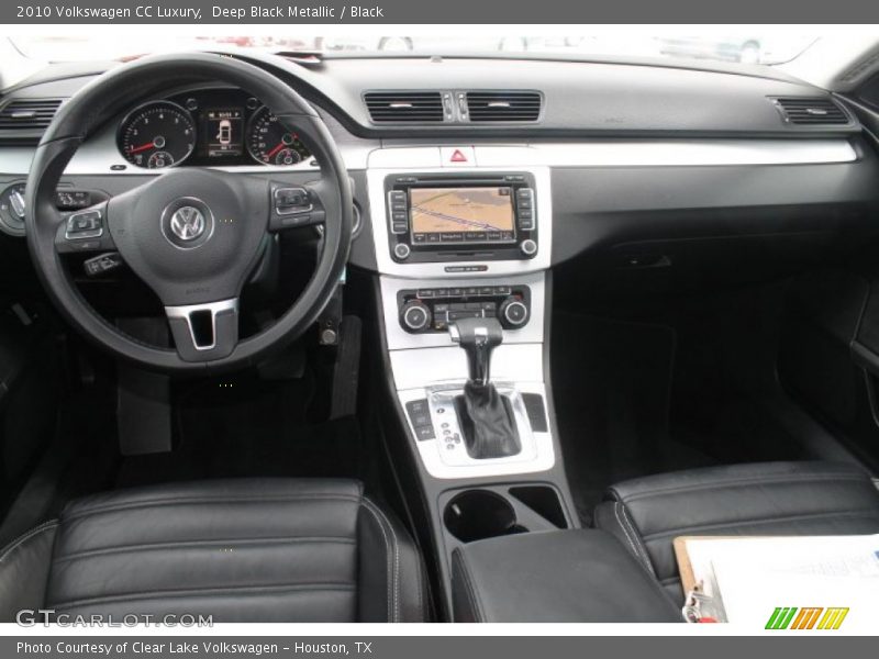 Deep Black Metallic / Black 2010 Volkswagen CC Luxury