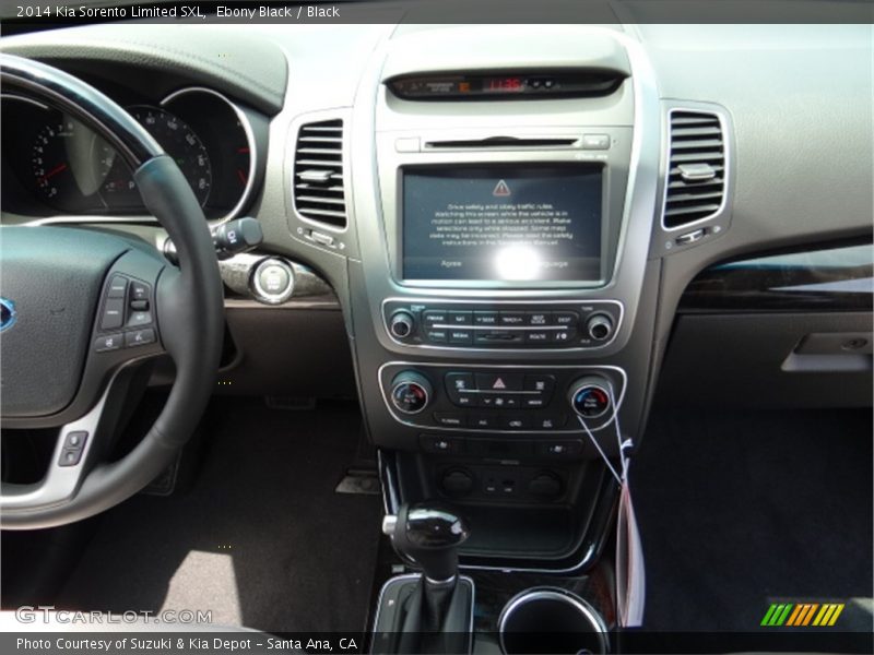 Ebony Black / Black 2014 Kia Sorento Limited SXL