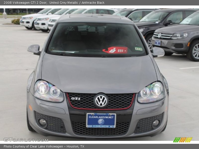 United Grey Metallic / Anthracite Black 2008 Volkswagen GTI 2 Door