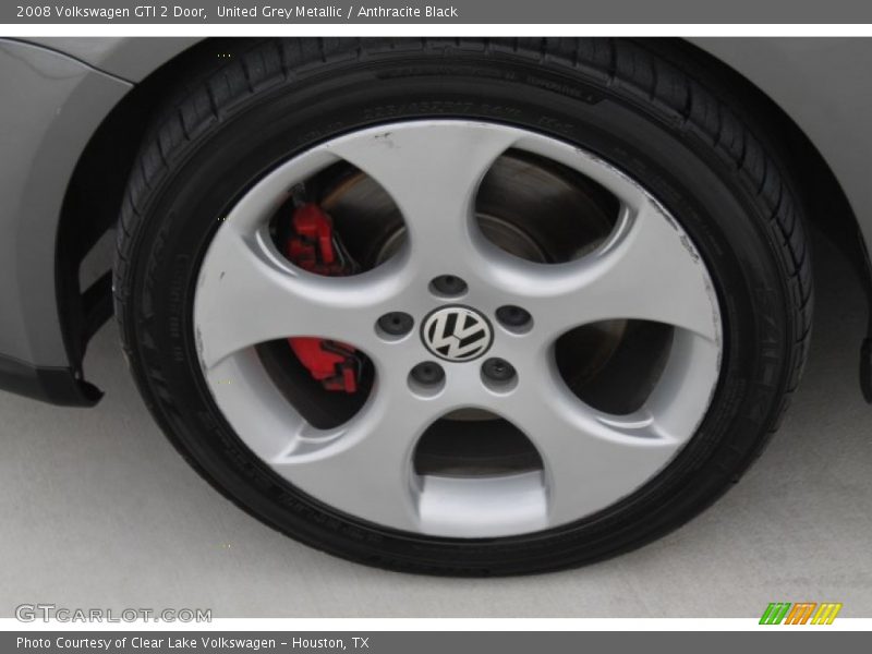 United Grey Metallic / Anthracite Black 2008 Volkswagen GTI 2 Door