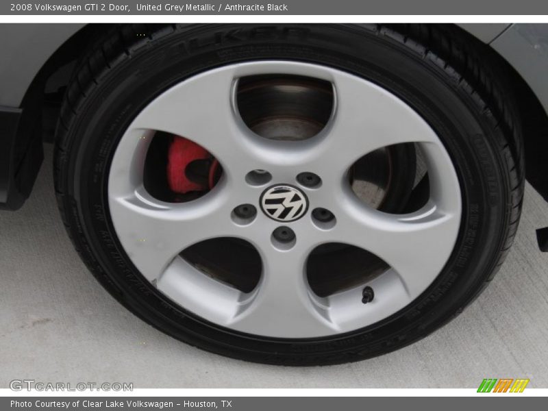 United Grey Metallic / Anthracite Black 2008 Volkswagen GTI 2 Door
