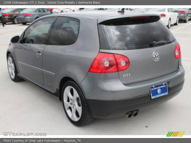 United Grey Metallic / Anthracite Black 2008 Volkswagen GTI 2 Door