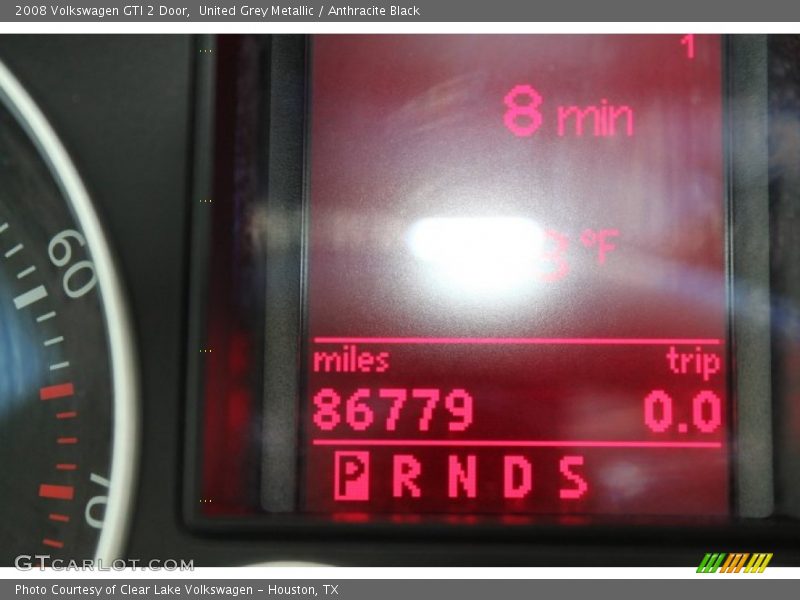 United Grey Metallic / Anthracite Black 2008 Volkswagen GTI 2 Door