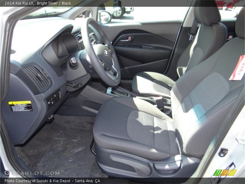  2014 Rio LX Black Interior