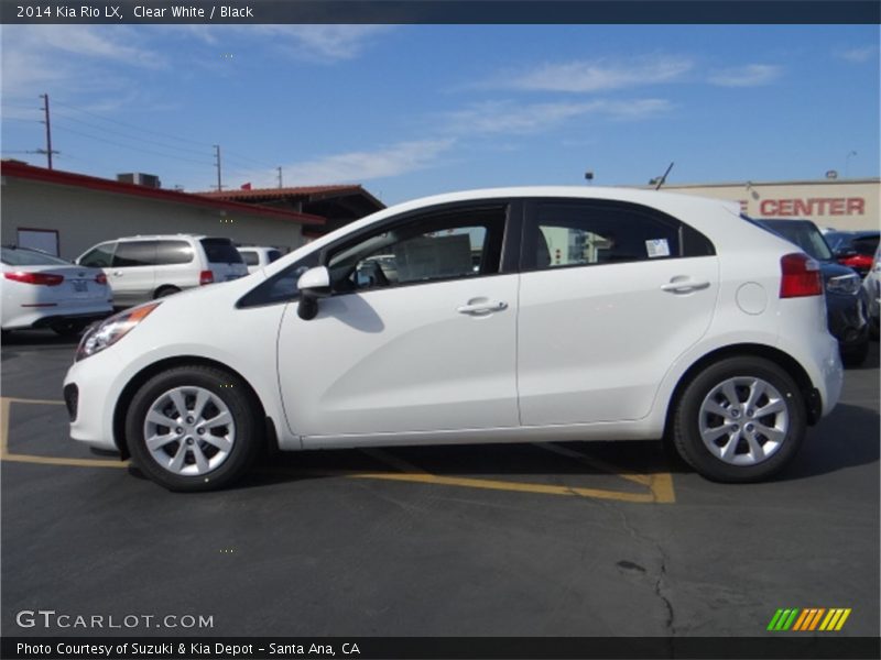  2014 Rio LX Clear White