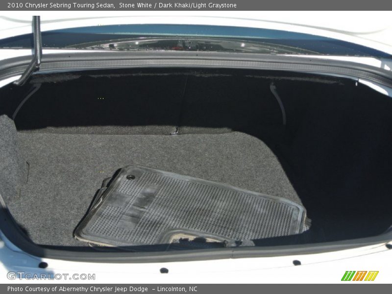 Stone White / Dark Khaki/Light Graystone 2010 Chrysler Sebring Touring Sedan