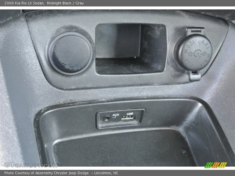 Midnight Black / Gray 2009 Kia Rio LX Sedan