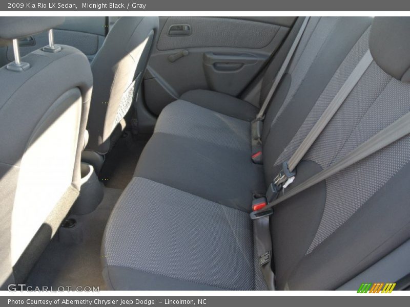 Midnight Black / Gray 2009 Kia Rio LX Sedan