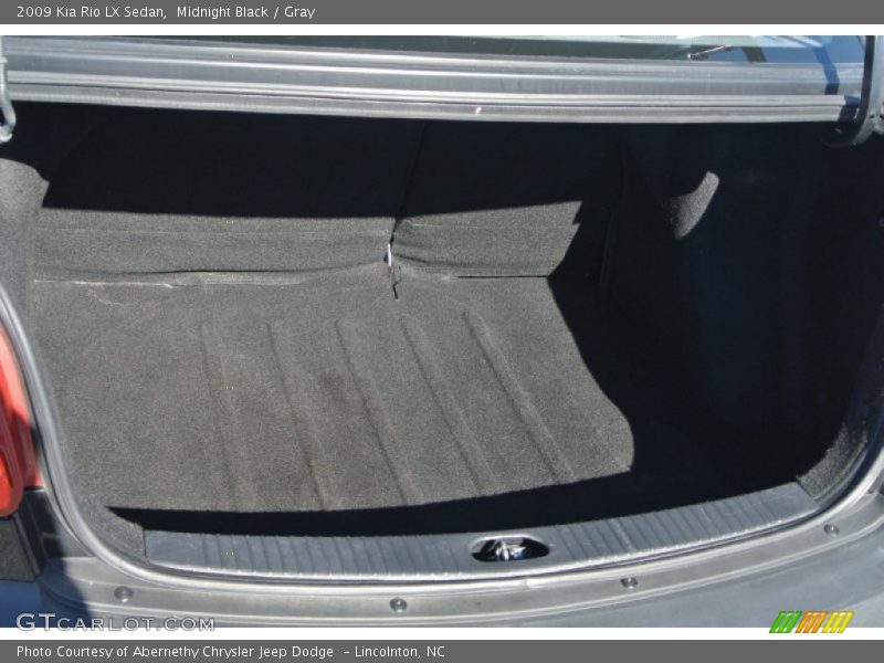 Midnight Black / Gray 2009 Kia Rio LX Sedan