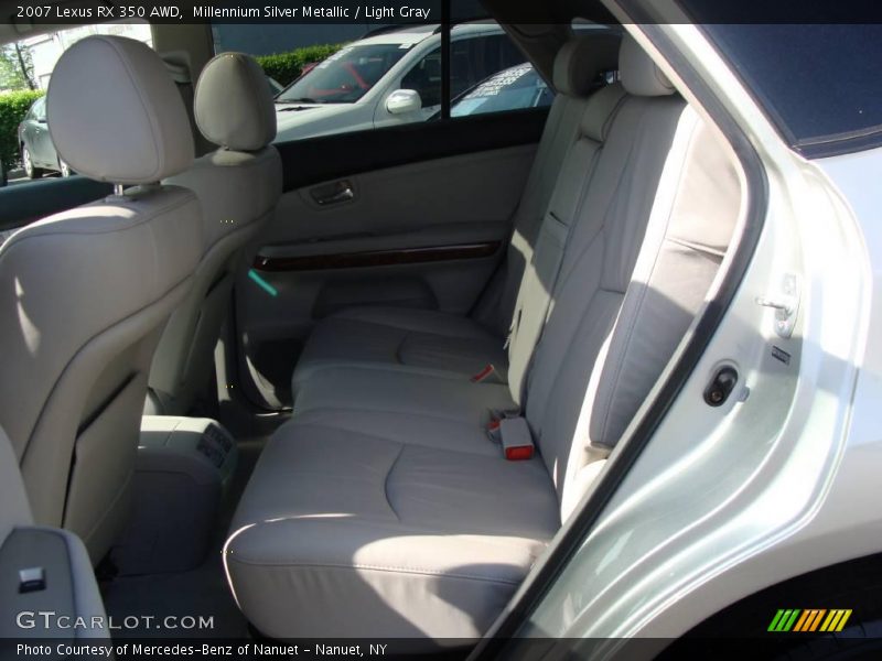 Millennium Silver Metallic / Light Gray 2007 Lexus RX 350 AWD