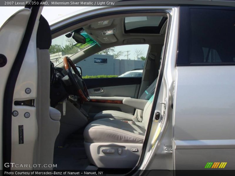 Millennium Silver Metallic / Light Gray 2007 Lexus RX 350 AWD