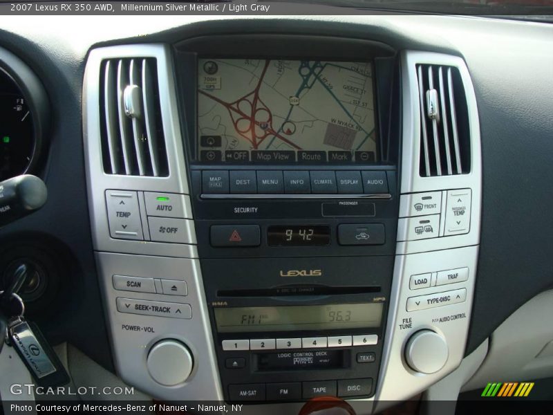 Millennium Silver Metallic / Light Gray 2007 Lexus RX 350 AWD