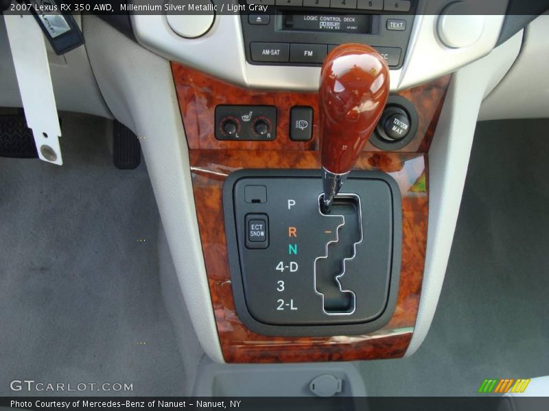 Millennium Silver Metallic / Light Gray 2007 Lexus RX 350 AWD