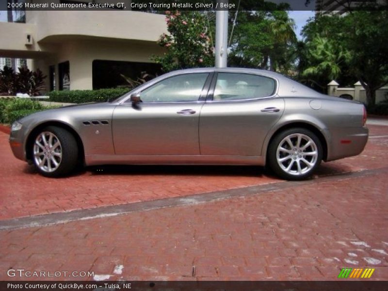 Grigio Touring Metallic (Silver) / Beige 2006 Maserati Quattroporte Executive GT