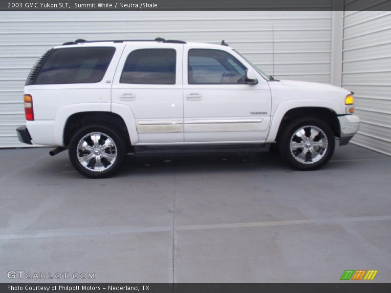 Summit White / Neutral/Shale 2003 GMC Yukon SLT