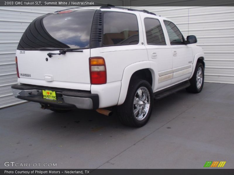 Summit White / Neutral/Shale 2003 GMC Yukon SLT