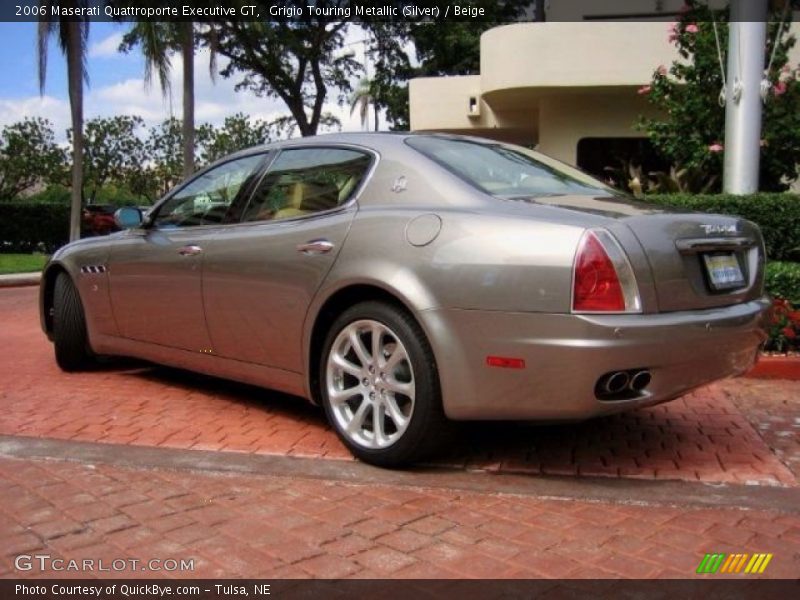 Grigio Touring Metallic (Silver) / Beige 2006 Maserati Quattroporte Executive GT