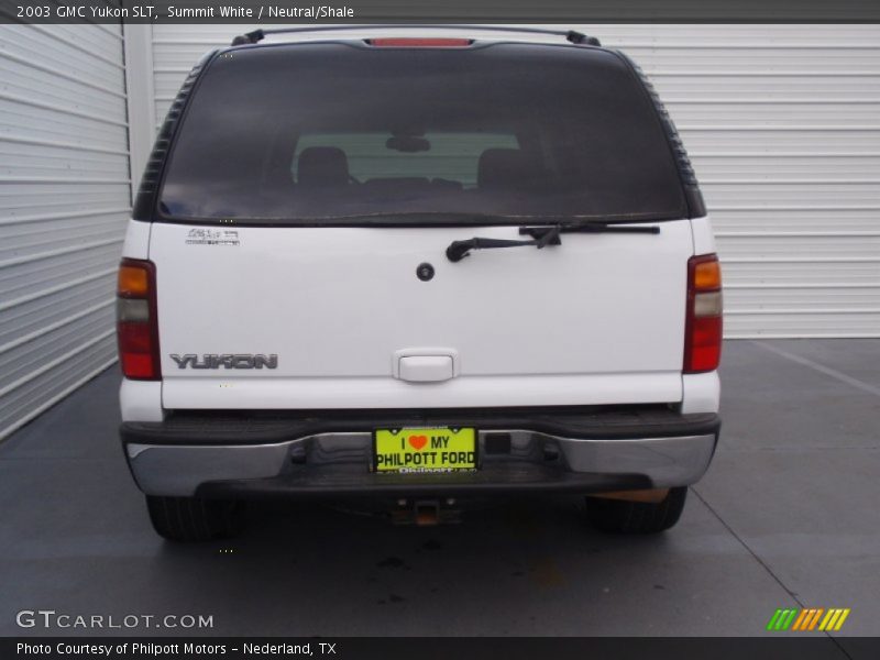 Summit White / Neutral/Shale 2003 GMC Yukon SLT