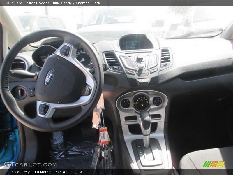 Blue Candy / Charcoal Black 2014 Ford Fiesta SE Sedan