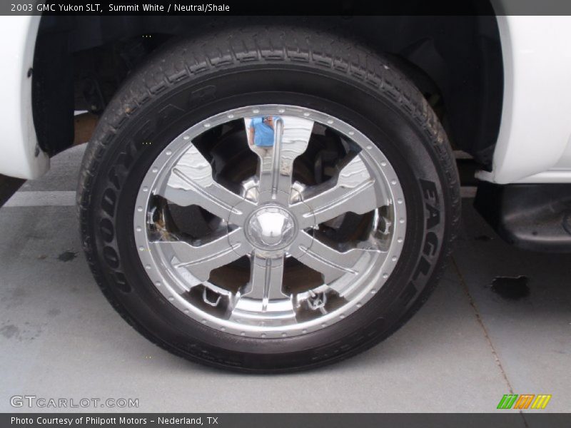 Summit White / Neutral/Shale 2003 GMC Yukon SLT