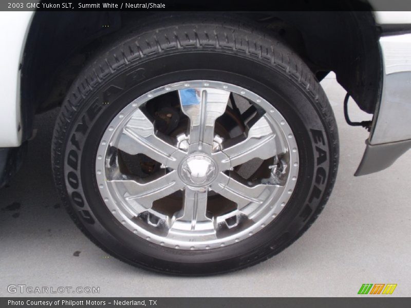 Summit White / Neutral/Shale 2003 GMC Yukon SLT