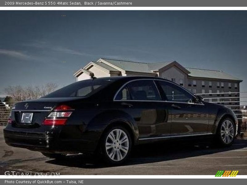 Black / Savanna/Cashmere 2009 Mercedes-Benz S 550 4Matic Sedan