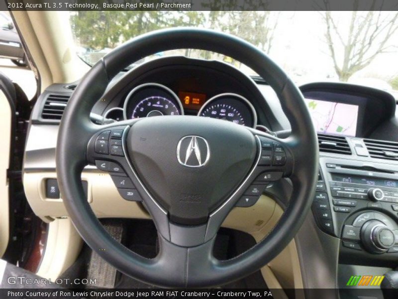 Basque Red Pearl / Parchment 2012 Acura TL 3.5 Technology