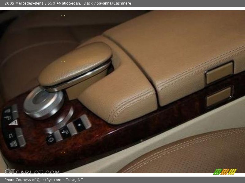 Black / Savanna/Cashmere 2009 Mercedes-Benz S 550 4Matic Sedan