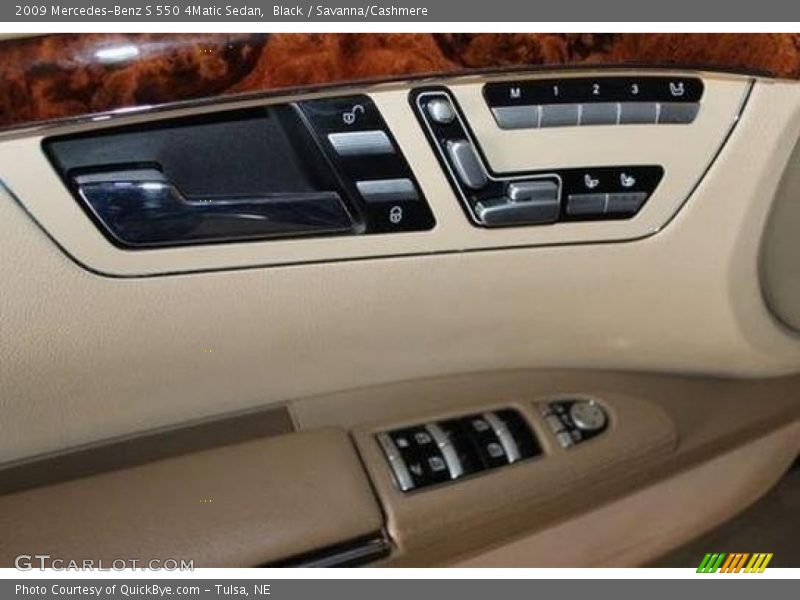 Black / Savanna/Cashmere 2009 Mercedes-Benz S 550 4Matic Sedan