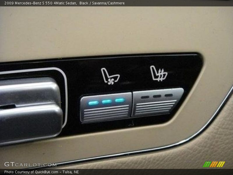 Black / Savanna/Cashmere 2009 Mercedes-Benz S 550 4Matic Sedan