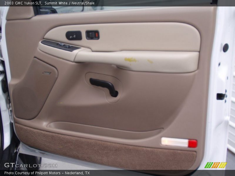 Summit White / Neutral/Shale 2003 GMC Yukon SLT